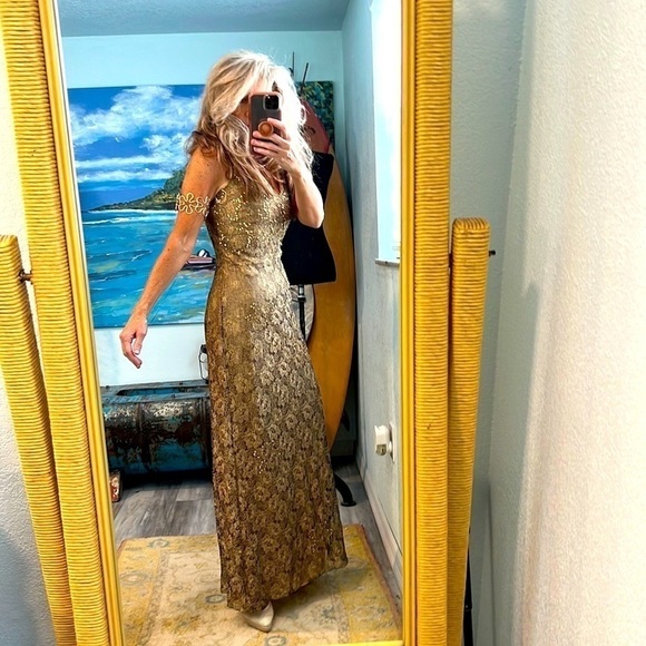 🔥Rimini by Shaw,Exquisite Sequined Stunner,Gorgeous Piece!Zip-Back,Lined,Size 4 - Picture 9 of 14